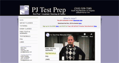 Desktop Screenshot of pjtestprep.com